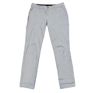 Tommy Hilfiger Womens Pin Stripped Navy Pants Size 2